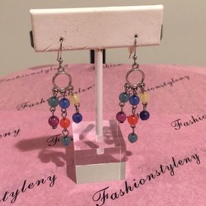 Fashion Jewelry Triple Dangle Earrings